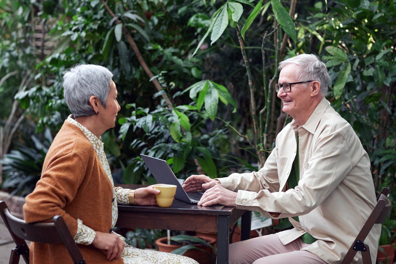 over50s-couple-enjoying-coffee