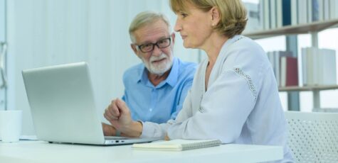 Man and woman talking about the importance of annuities in retirement